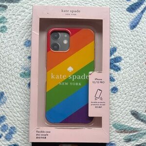 kate spade Rainbow Stripe iPhone 12/12 Pro Case